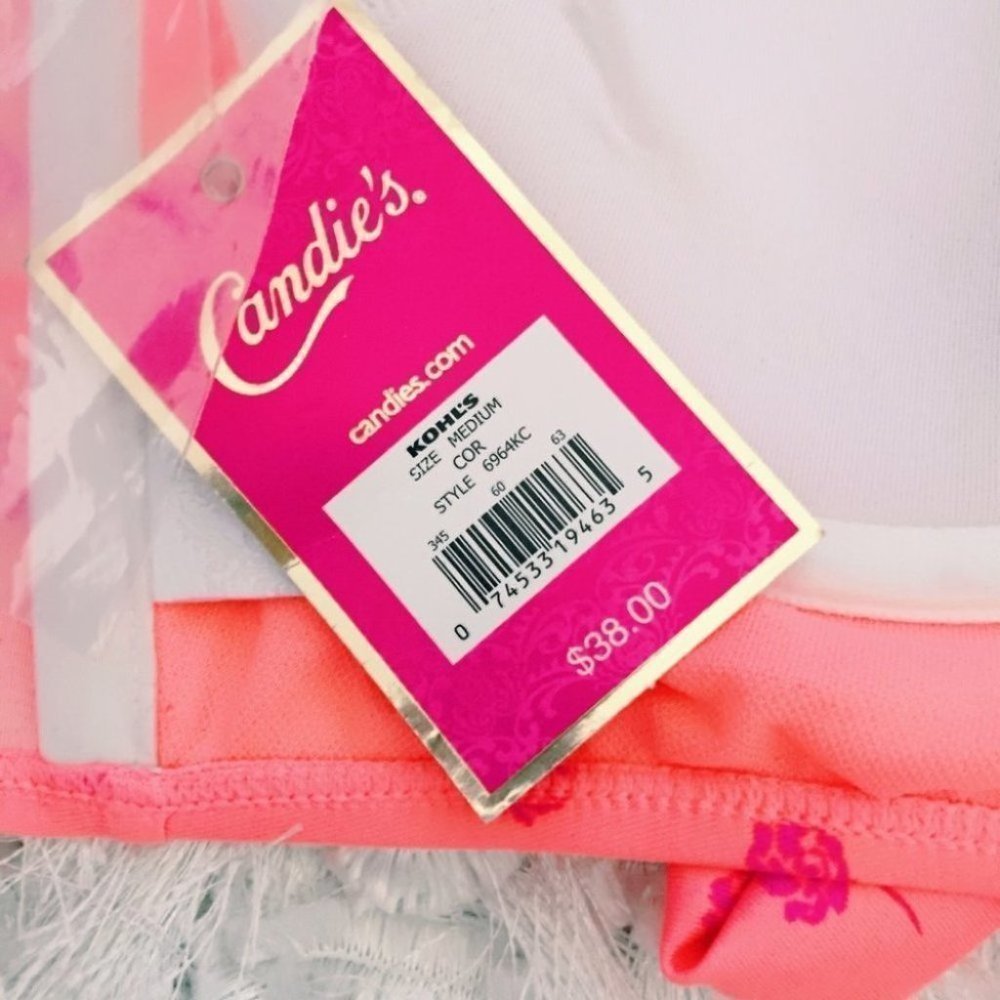 Candies Juniors Medium Neon Bikini Floral - Picture 4 of 4